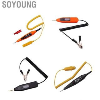 Soyoung Car Circuit Tester Digital Display 2.5V to 32V Multi Function Power Checker Light Test Tool for Vehicles