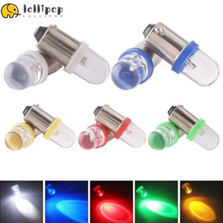 Lollipo1 หลอดไฟ LED 1 SMD สว่างมาก ทนทาน สําหรับติดป้ายทะเบียนรถยนต์ 10 ชิ้น