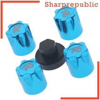 [Sharprepublic] ขอบล้อรถยนต์ โลหะผสม สีฟ้า สําหรับ 1:10 90046 D90 MST