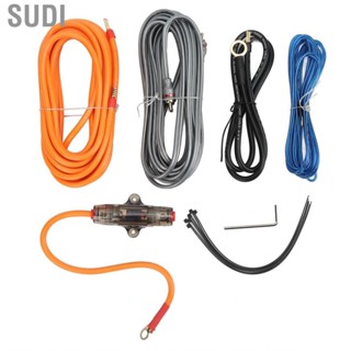 Sudi Amplifier Installation Wiring Kit  Wear Resistant Car Amp Install Universal for Subwoofer Speaker