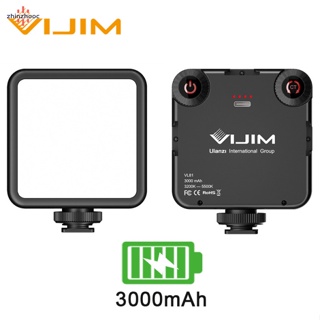 Vip Vl81 3200k-5600k 850lm ไฟวิดีโอ Led 6.5w พร้อม Cold Shoe Mini Vlog ไฟเติมแบตเตอรี่ 3000mah