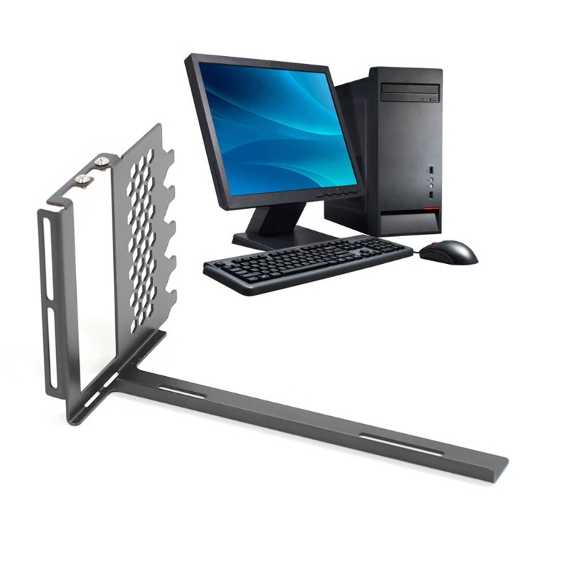IWO SXJ-B แนวตั้ง GPU ผู้ถือ GPU รองรับวงเล็บแนวตั้ง GPU Mount Bracket สกรู
