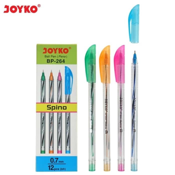ปากกา JOYKO BP-264 SPINO (12 ชิ้น)