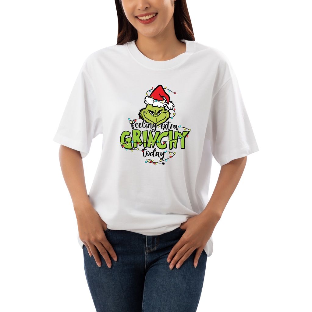 😀 Yuga&Co 100% Cotton Extra Grinch Christmas T-shirt