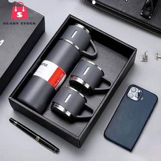 RSS_ Creative Vacuum Cup Set 500ml 304 Stainless Steel Thermos Flask Business Gift Water Bottle Cup