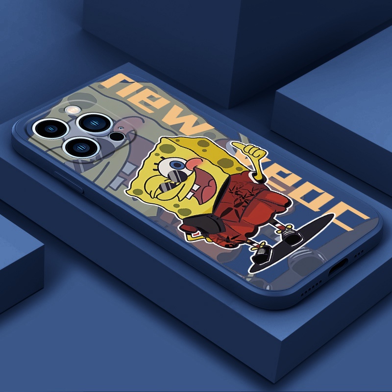 เคส OPPO reno 12F reno 12 PRO 5G A60 reno 11F 5G reno 11 PRO 5G A79 5G A38 A18 A17K R9S reno 10x ซูม R17 PRO MF019A spongebob ซิลิโคนนุ่มฝาครอบโทรศัพท์
