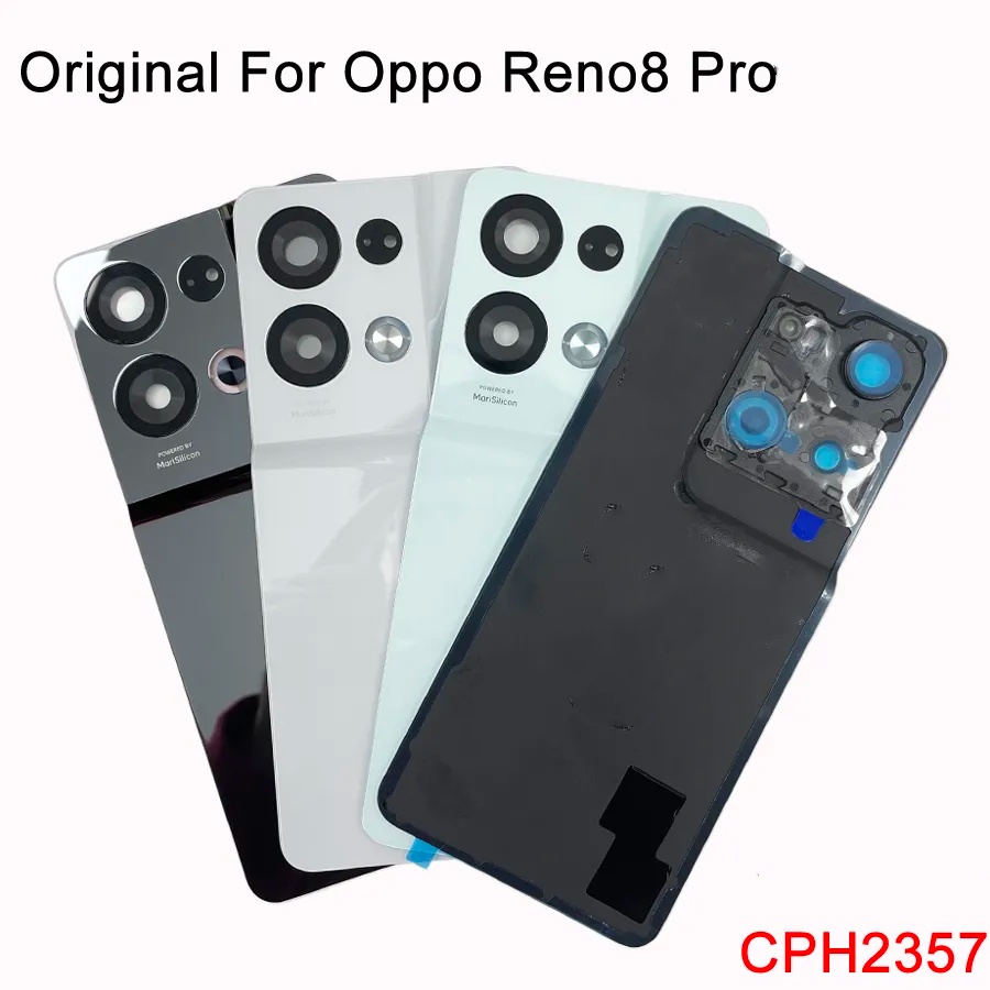 ฝาครอบแบตเตอรี่ด้านหลัง แบบเปลี่ยน สําหรับ Oppo Reno 8 Pro Reno8 Pro back cover housing