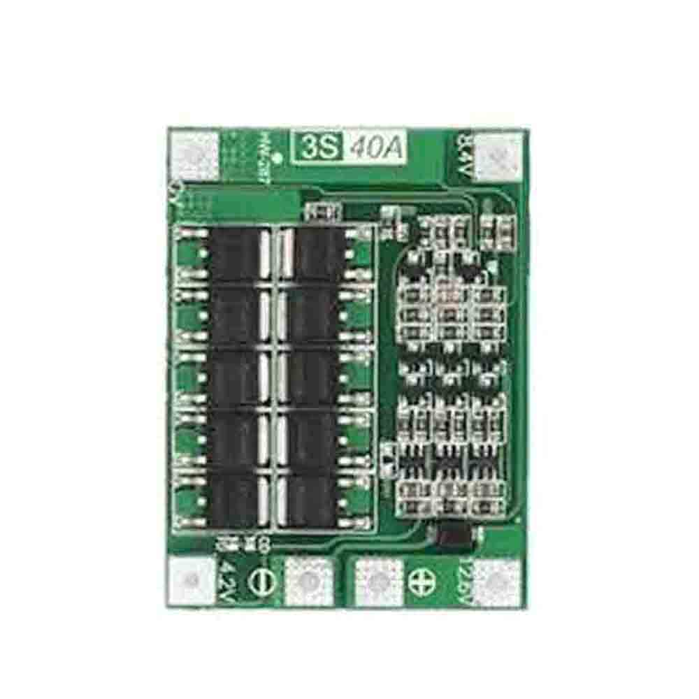 บอร์ดป้องกันที่ชาร์จแบตเตอรี่ลิเธียม 3S 4S 40A 60A Li-ion 18650 BMS สําหรับสว่านมอเตอร์ 11.1V 12.6V 14.8V 16.8V