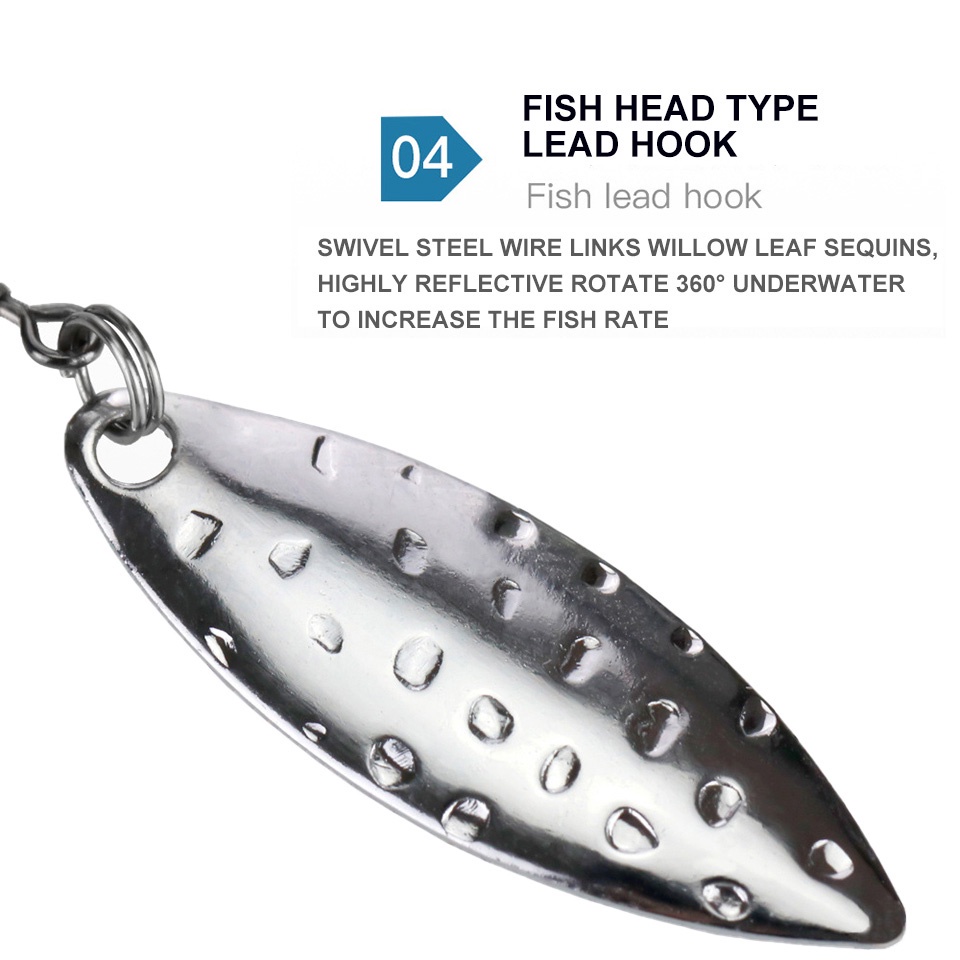 Skybaits จิ๊กตะกั่วเรืองแสง 5 กรัม 6.5 กรัม 8.5 กรัม 12 กรัม สีดํา สําหรับตกปลา 1 ชิ้น - รูปที่ 4