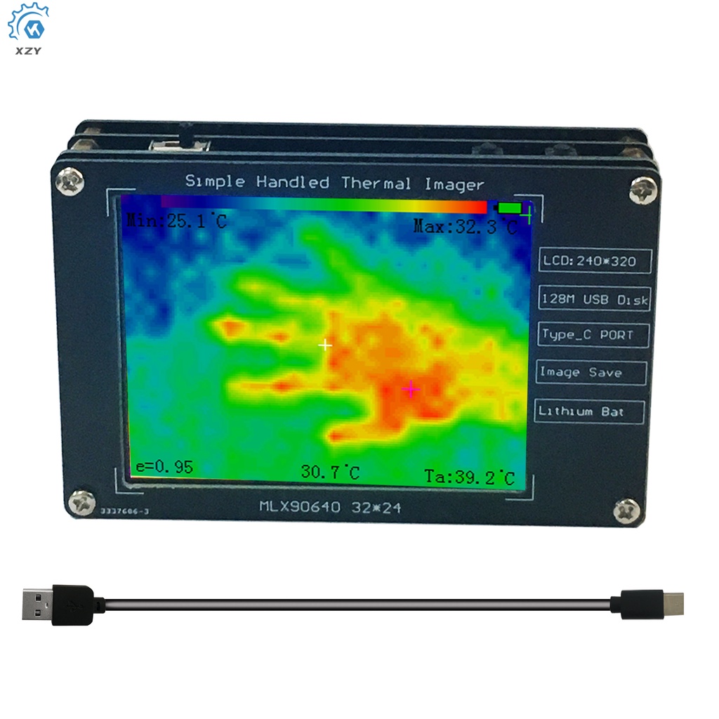 MLX90640 Thermal Imaging Camera 320*240 IR Resolution Thermal Camera Pocket-Sized กล้องอินฟราเรด Rea