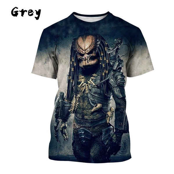 2023 การพิมพ์ 3ง ผู้ชายฤดูร้อนรอบคอเสื้อยืดลําลอง ไม่จํากัดเพศ เย็นท็อปส์ใหม่ที่น่าสนใจแขนสั้น