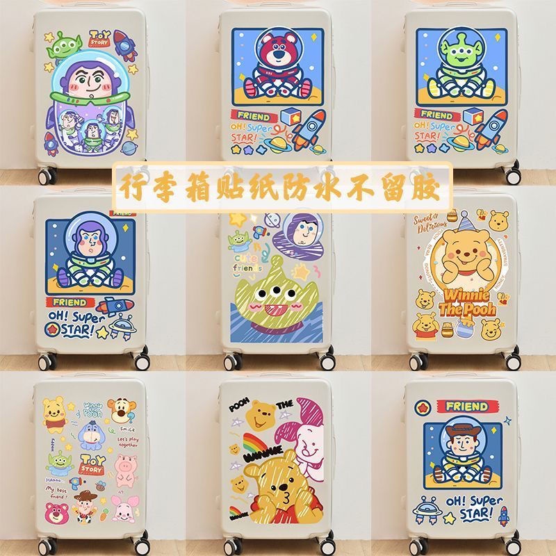 สติกเกอร์ ลายการ์ตูน Toy Story กันน้ํา ขนาดใหญ่ สําหรับติดตกแต่งกระเป๋าเดินทาง ตู้เย็น