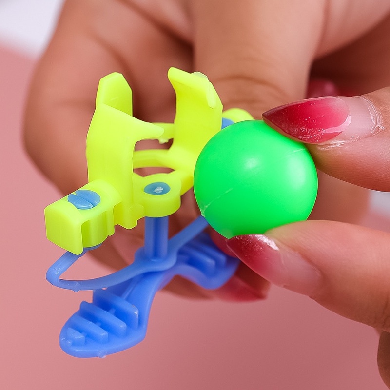 [สุ่มสี] สร้างสรรค์ ปลายนิ้ว ลูกบอลดีดออก ของเล่น / สนุก ปลายนิ้ว ปล่อย บอล เกม สนาม / รางวัลเด็ก - รูปที่ 4
