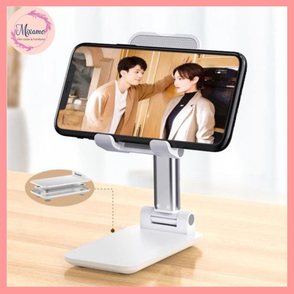 --MXM--ที่วางโทรศัพท์ พับเก็บได้ขนาดเล็กพกพาสะดวก สามารถปรับระดับได้ #1300