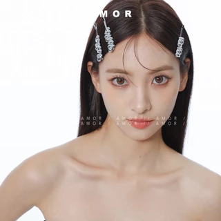 กิ๊บติดผม รูปหัวใจ สีเงินหวาน สําหรับเด็กผู้หญิง