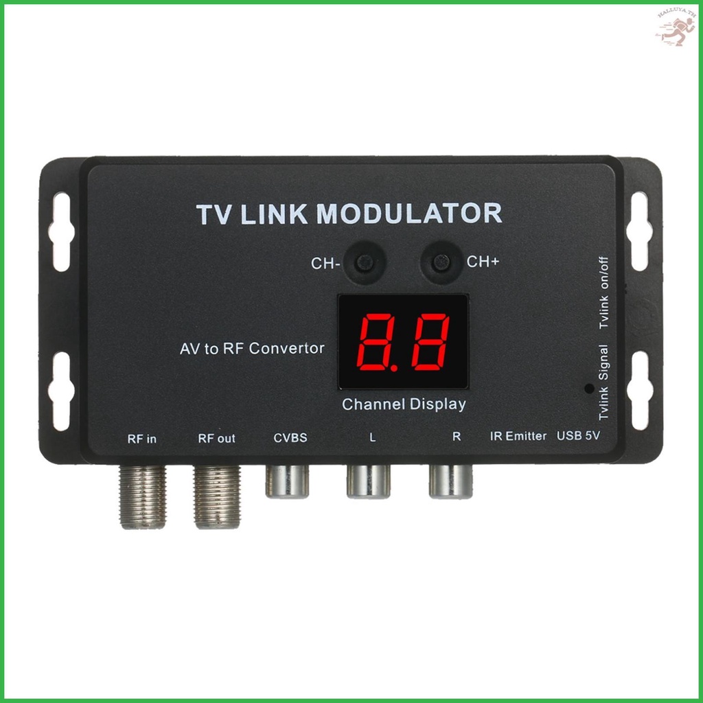 TVLINK Modulator AV to RF Convertor - Enjoy Crystal Clear Audio and Video Signals on Your TV