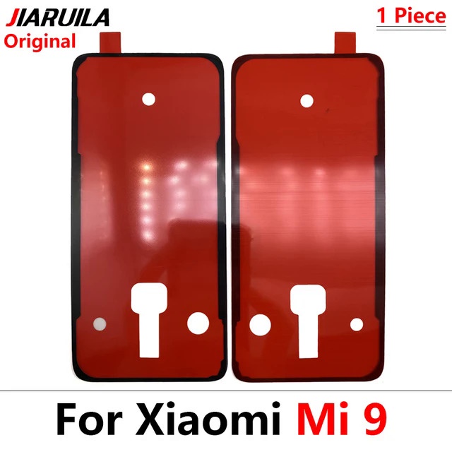 ต้นฉบับใหม่สำหรับ Xiaomi Mi 8 9 9T 10 10T 11 11T 12 Pro Lite Note 10 Lite ฝาหลังแบตเตอรี่ สติ๊กเกอร์ประตู เทปกาว - รูปที่ 6