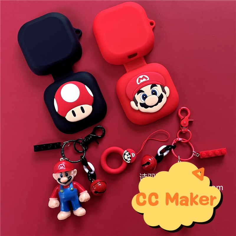 For Shokz OpenFit Case Cartoon Keychain Pendant Shokz OpenFit Silicone Soft Case Cute Finger Ring Shokz OpenFit Shockproof Case Shokz OpenFit Protective Cover