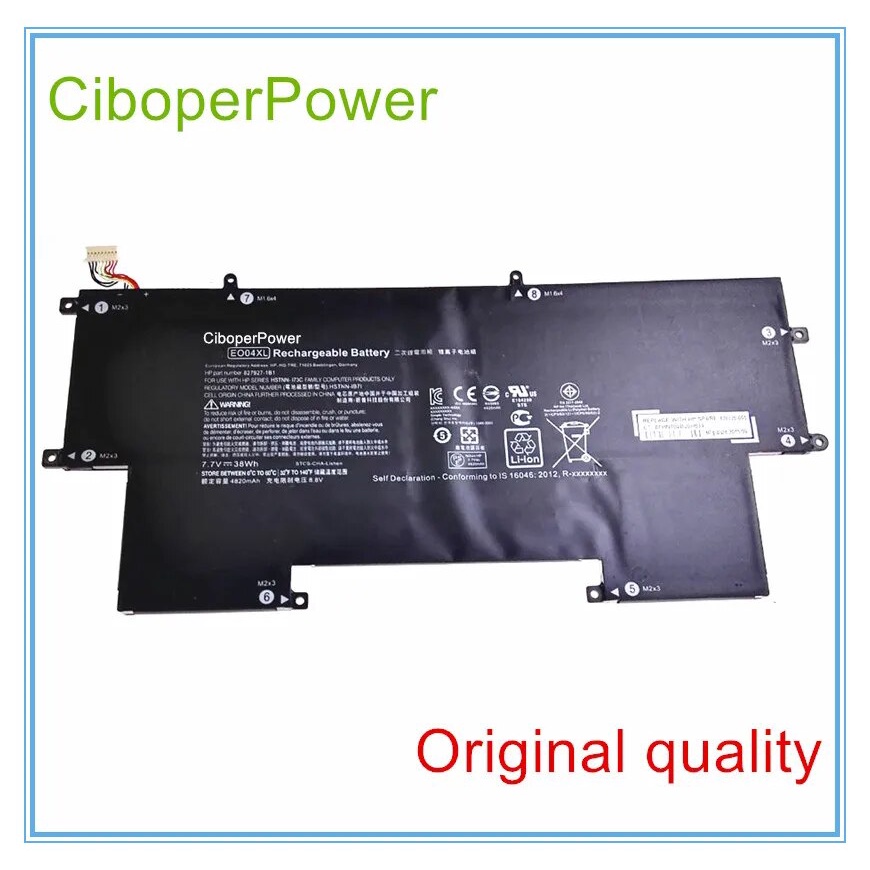 แบตเตอรี่แล็ปท็อป    for 827927-1C1 EO04XL HSTNN-IB7I 827927-1B1 HSTNN-I73C