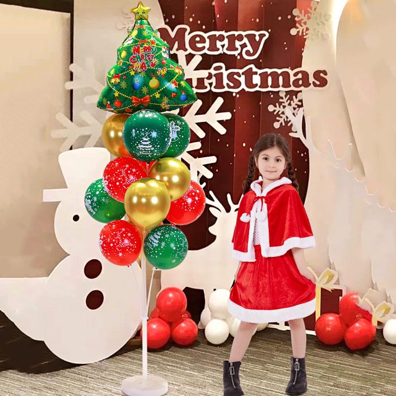 ตกแต่งคริสต์มาส Christmas balloonลูกโป่งคริสต์มาส170ซม5ธีมตัวละคร ใช้ซ้ำได้+DIY สำหรับห้าง/ปาร์ตี้ ﻿