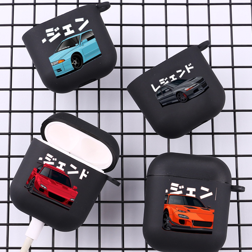 Jdm เคสหูฟังซิลิโคน พร้อมตะขอ สําหรับ Apple Airpods 2 1 Airpod Pro 3 Pro2