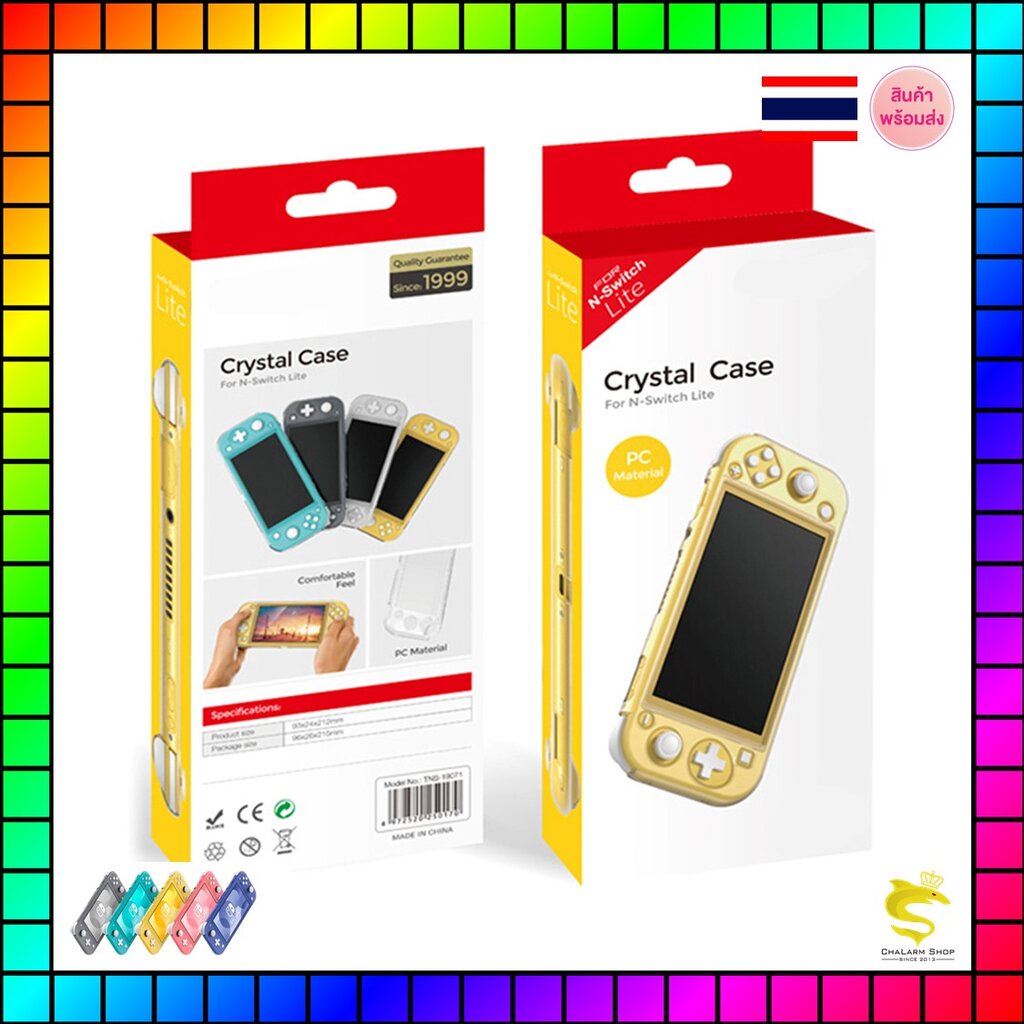 DOBE Crystal Case for Nintendo Switch Lite พลาสติกแข็งแบบใส TNS-19071