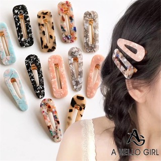 กิ๊บติดผมแผ่นอะซิเตทที่เรียบง่ายและมีสไตล์ชุดคลิปด้านข้างอุป…