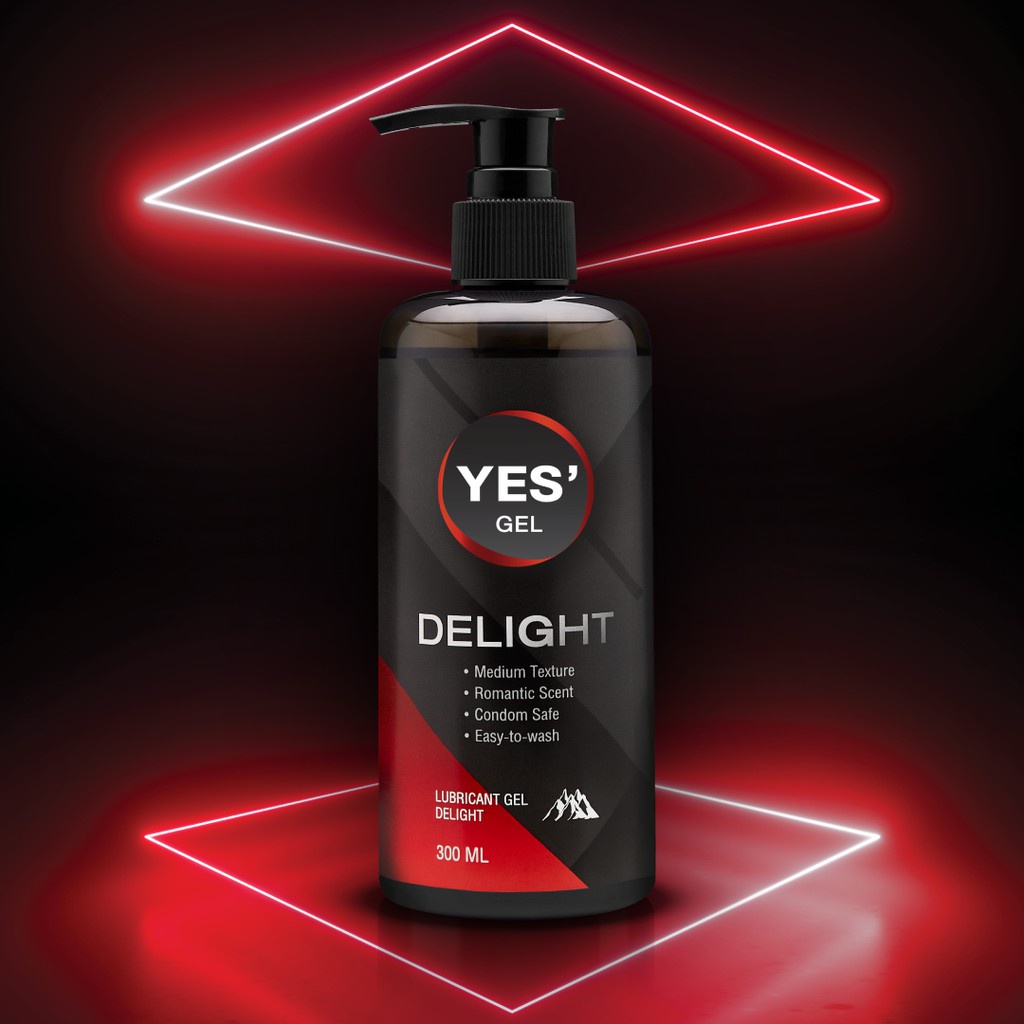 [ลดกระหน่ำเปิดร้านใหม่!] YES' Delight Gel เจลหล่อลื่น Water-based ให้ความลื่นที่ยาวนาน กลิ่น Romanti