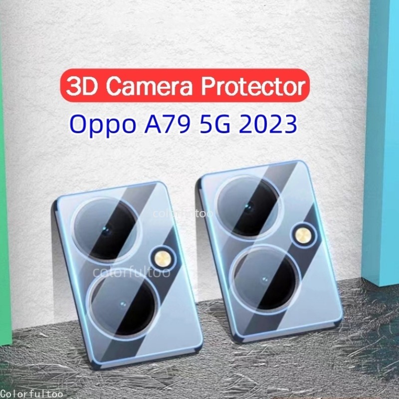 ฟิล์มกระจกนิรภัยกันรอยหน้าจอ เลนส์กล้อง 3D HD ด้านหลัง สําหรับ Oppo A79 5G Oppo A79A18 A38 A78 4G 5G