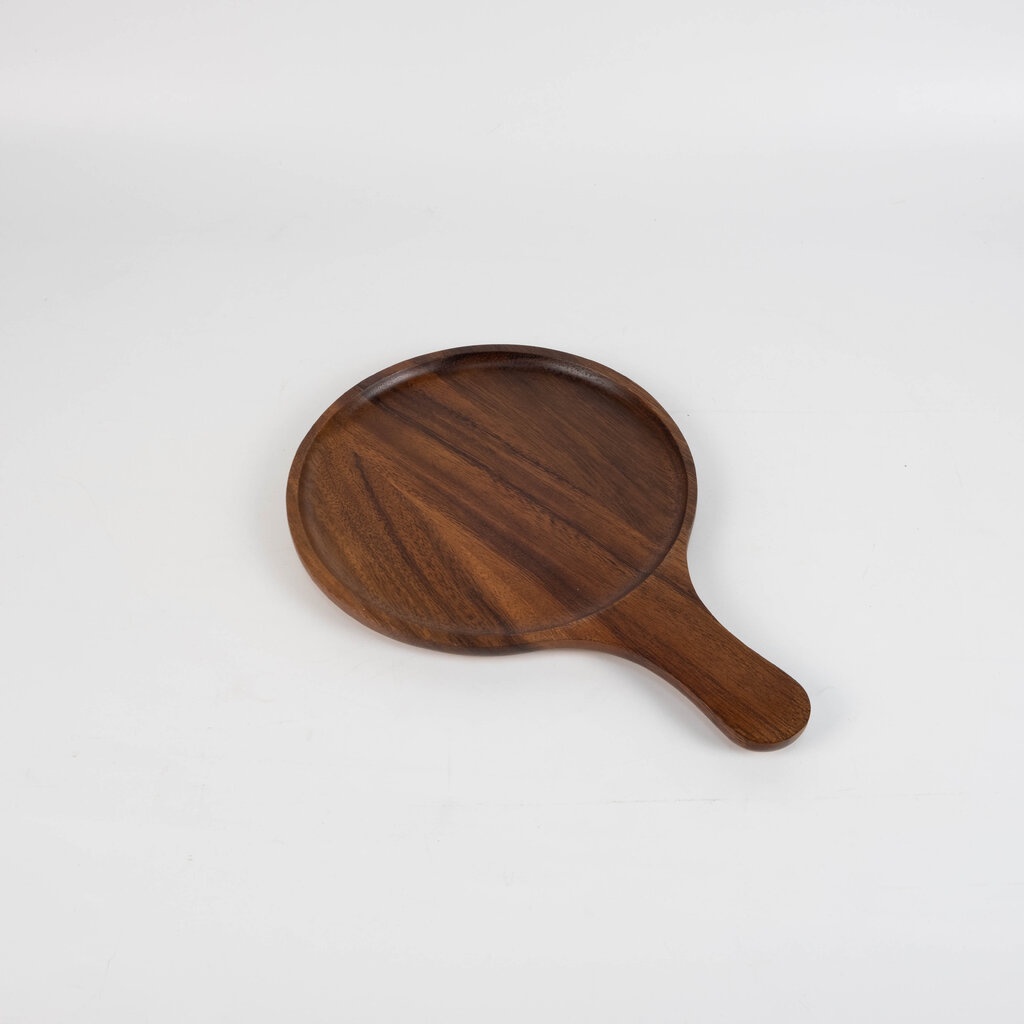MINIWOOD จานพิซซ่า ถาดพิซซ่า จานไม้จามจุรี Food Grade