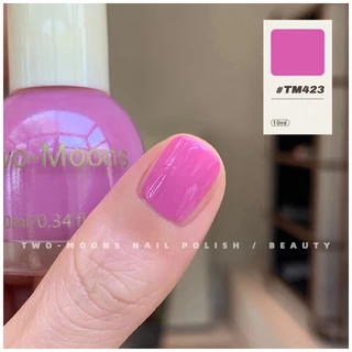 🌈ส่งจากไทย Two moons สีทาเล็บกึ่งเจลสไตล์เกาหลี ทาเองได้ ไม่ต้องใช้เครื่องอบ สีสวยเหมือนไปทำที่ร้าน