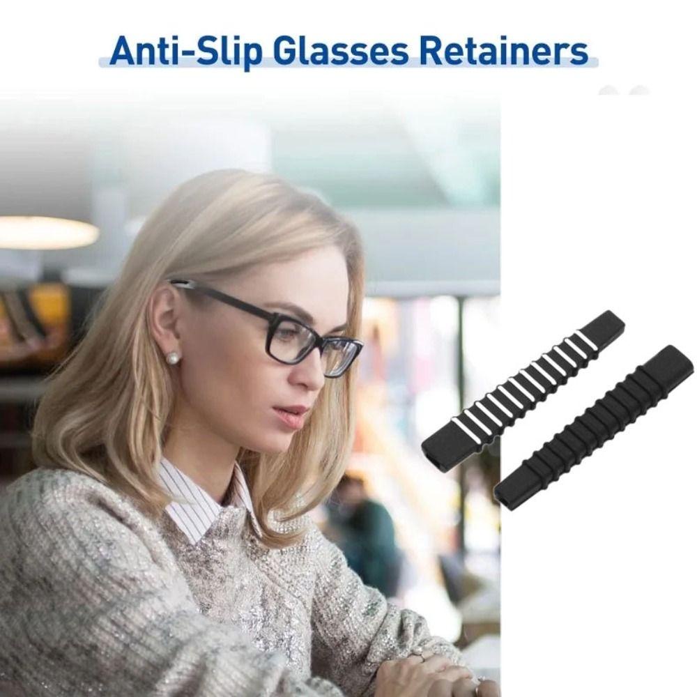 Fansin ปลอกซิลิโคน กันลื่น กันตก สําหรับสวมขาแว่นตา ผู้ชาย ผู้หญิง ราคา ถูกที่สุด ดีลบีเคเค แกลเลอรีภาพที่ 8