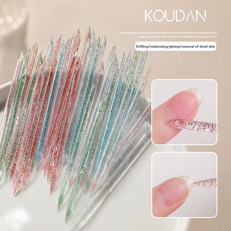 Koudan แท่งคริสตัล ใช้ซ้ําได้ สําหรับกําจัดหนังกําพร้า เล็บเท้า 50 ชิ้น