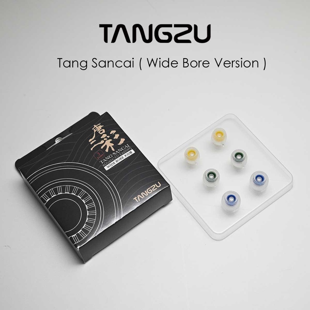 Tangzu Tang Sancai จุกหูฟัง แกนกว้าง สําหรับหูฟัง 1 คู่