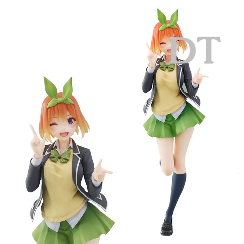DT 20CM Nakano Yotsuba Figure Anime The Quintessential Quintuplets School Uniform Standing Pose Model Dolls Toy Gift Col