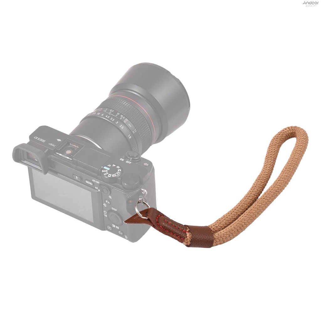 Mirrorless สายคล้องกล้องดิจิตอล - กล้อง สายคล้องมือสําหรับกล้อง น้ําหนักเบา 26.5 ซม. ปรับได้และกล้อง SLR สายรัดข้อมือสําหรับกล้อง DSLR ทนทาน.