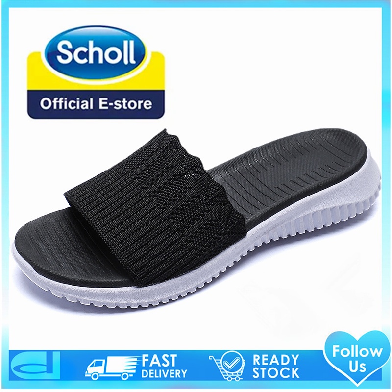 Scholl รองเท้าผู้หญิง scholl scholl scholl รองเท้าแตะชายหาดแบนผู้หญิง scholl Slides รองเท้า scholl ผู้หญิงรองเท้าแตะโบฮีเมียผู้หญิง