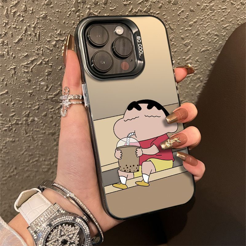 ใช้ได้กับ Apple 15/16promax/14/13 เคสโทรศัพท์ Iphone11/12Promax ใหม่ Xr Crayon ขนาดเล็กใหม่ Xs รวมทุกอย่าง 7/8plus