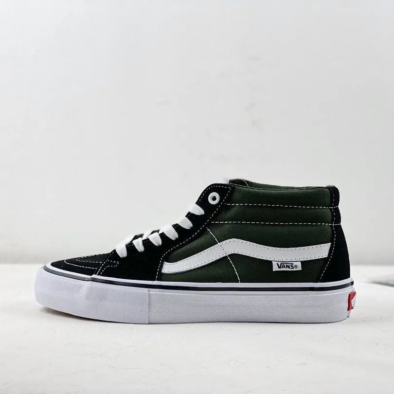 Deliver Fast  COD Vans Van S Sk8-Hi Classic Green High Top Canvas Men's Shoes Women's Shoes Vn000d5