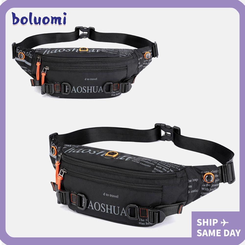 Boluomi กระเป๋าคาดอก คาดเอว สไตล์วินเทจ