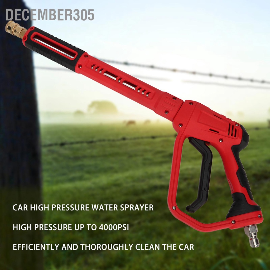 December305 รถเครื่องฉีดน้ำแรงดันสูง 4000psi ระยะสเปรย์ 10 เมตรเครื่องพ่นสารเคมีแบบพกพาแบบพกพาสำหรับยานพาหนะ