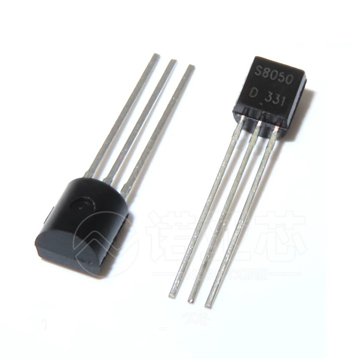 ใหม่ ทรานซิสเตอร์ ไตรโอดพลังงานภายใน S8050 8050 0.5A/40V NPN TO-92 In-Line