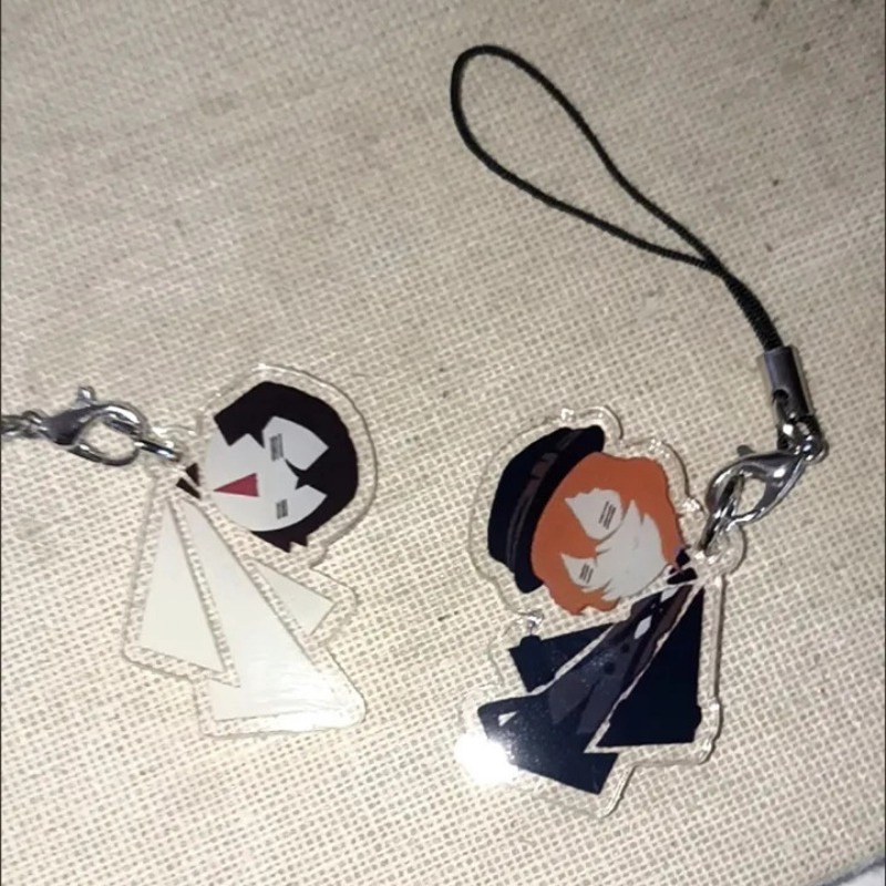 Bungo Stray Dogs จี้อะคริลิค สายคล้องโทรศัพท์มือถือ Dazai Osamu Nakahara Chuuya
