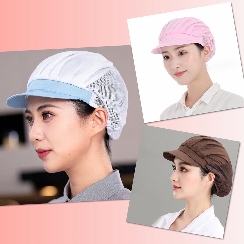 ✨ หมวก แม่ครัว หมวกทำอาหาร โรงงาน เชฟ ร้านอาหาร โรงแรม ผ้าเนื้อดี ยืดยุ่น ระบายอากาศ เกรดพรีเมี่ยม ✨ - รูปที่ 5