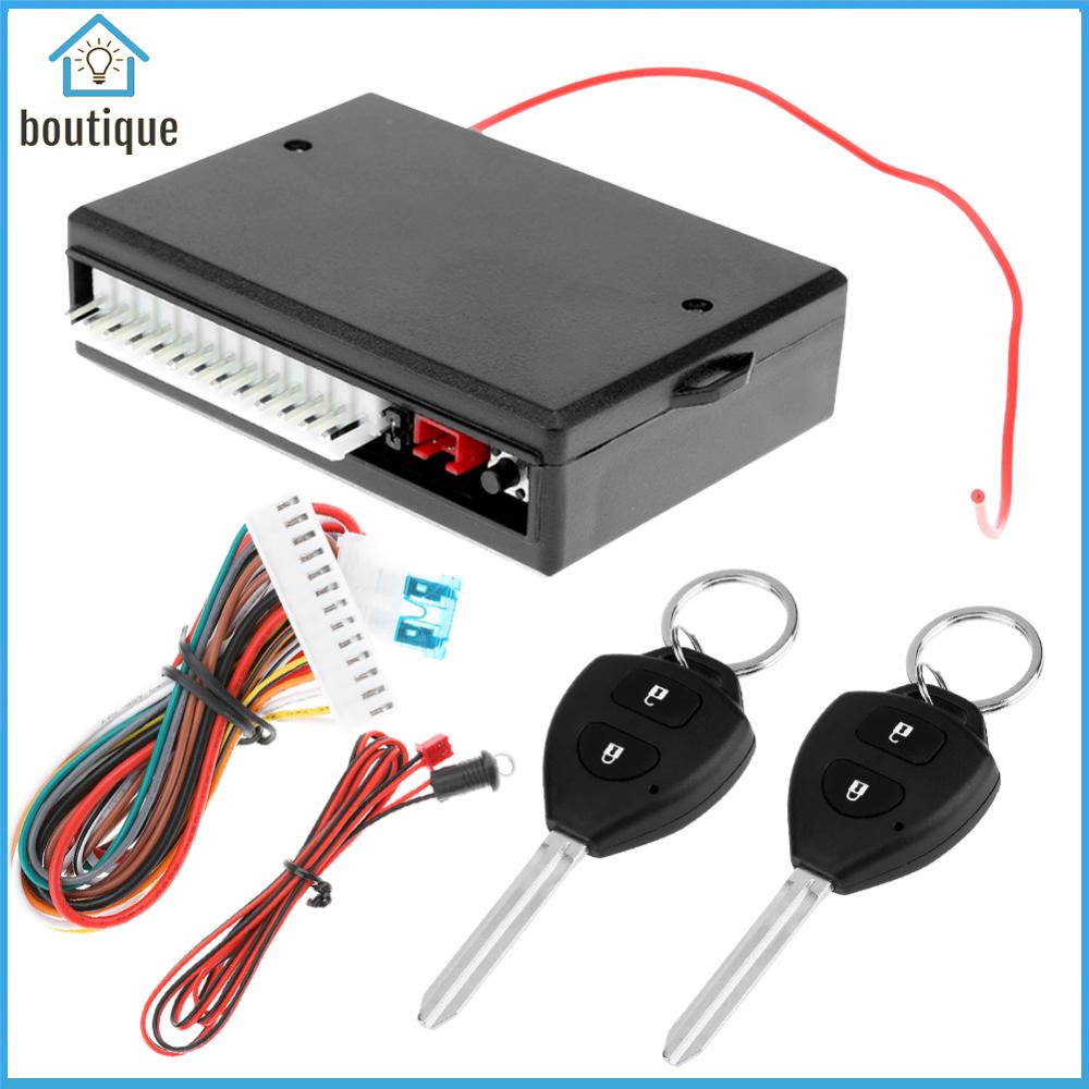 [จัดส่งในพื้นที่] รีโมทคอนโทรลรถยนต์ Central Kit ล็อคประตูรถยนต์ระบบเตือนภัย Keyless Entry [1-3 วันมาถึง]
