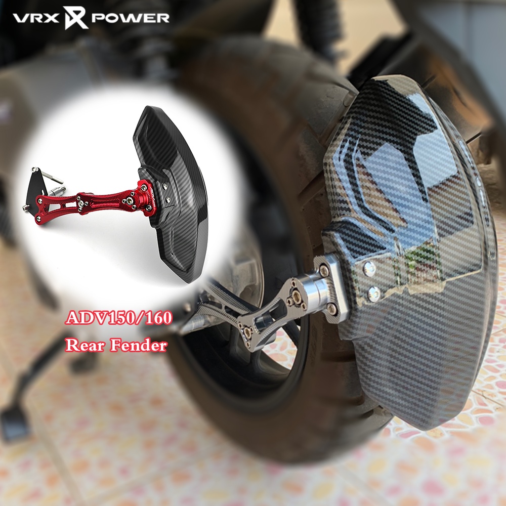 บังโคลนล้อหลังรถจักรยานยนต์ พร้อมตัวยึด CNC สําหรับ Honda ADV150 ADV160