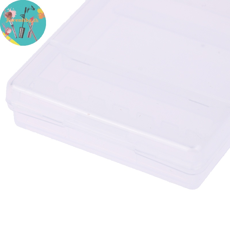 RENBG Square Nail Art เจาะ Bit กล่องเก็บ 6 หลุมใสผู้ถือบดจอแสดงผลเจาะ Bits เล็บ Organizer ฝุ่นกล่อง TH ราคา ถูกที่สุด ดีลบีเคเค แกลเลอรีภาพที่ 3