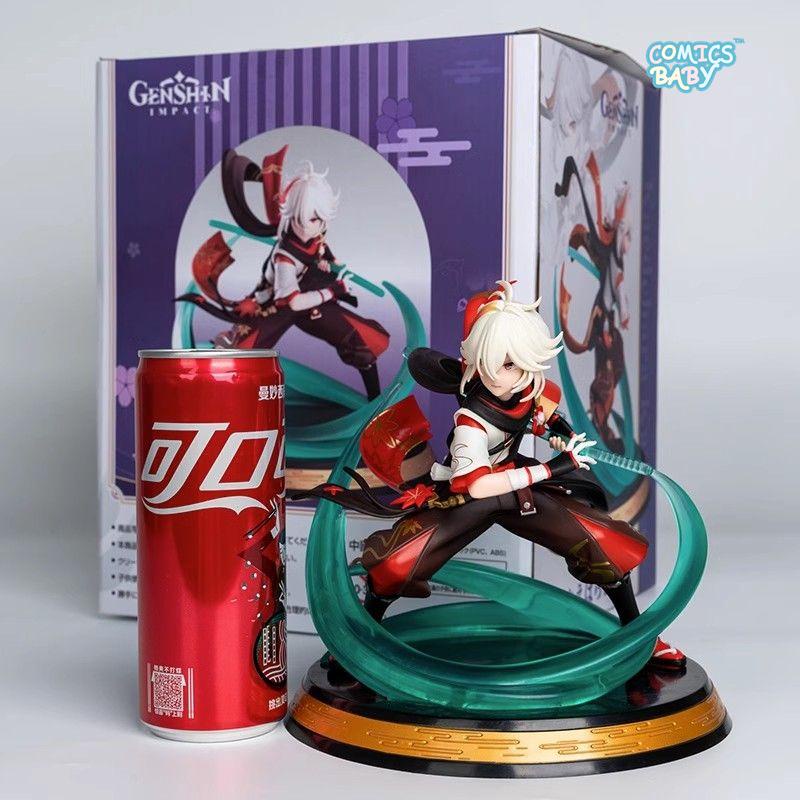 Genshin Impact Figure Kaedehara Kazuha Tartaglia Scaramouche Zhongli ของขวัญเกม Anime Model Two-Dime