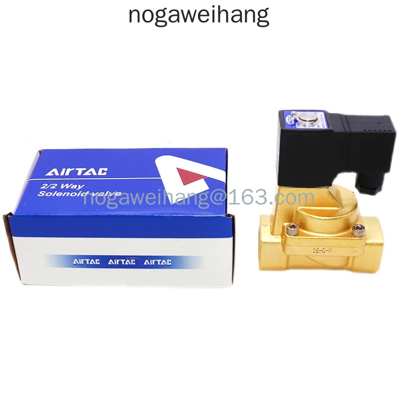 AirTAC Fluid Valve (NEW-TYPE:2WA) โซลินอยด์วาล์ว วาล์วลม 2W030-08/050-15/6 จุด /1 นิ้ว
