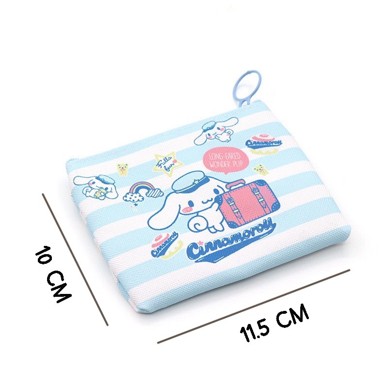 กระเป๋าสตางค์ใส่เหรียญ กระเป๋าใส่เหรียญ 11.5 * 10 ซม 2 สี